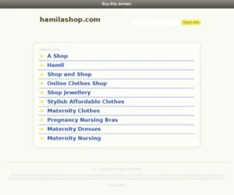 Hamilashop.com(لباس بارداری بانوان) Screenshot