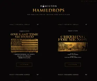 Hamildrops.com(Hamilton's Hamildrops) Screenshot