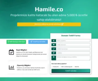 Hamile.co(Anne ve anne adaylarının alışveriş mağazası) Screenshot