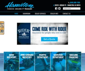 Hamilton-Yamaha.com(New & Used Motorsports Vehicles for Sale) Screenshot