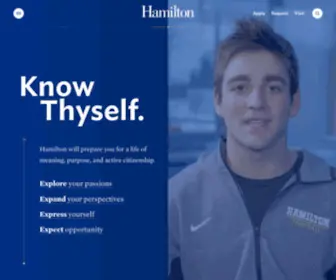 Hamilton.edu(Hamilton College) Screenshot