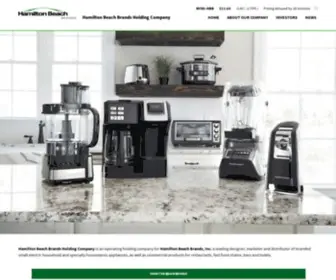 Hamiltonbeachbrands.com(Hamilton Beach Brands Holding Company) Screenshot