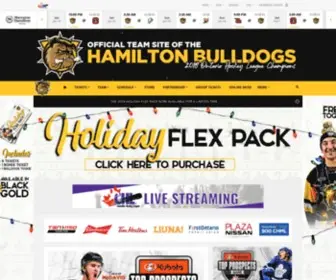 Hamiltonbulldogs.com(Canadian Hockey League) Screenshot