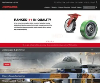 Hamiltoncaster.com(Hamilton Casters and Wheels) Screenshot