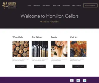 Hamiltoncellars.com(Hamilton Cellars) Screenshot