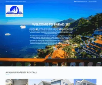 Hamiltoncove.com(Hamilton Cove Real Estate & Vacation Rentals) Screenshot