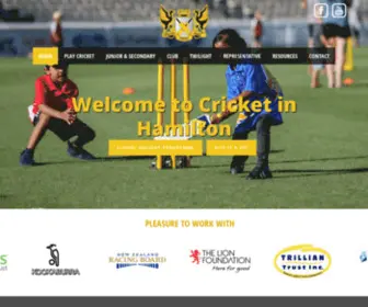 Hamiltoncricket.co.nz(Hamilton Cricket) Screenshot