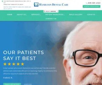 Hamiltondentalcarenj.com(Hamilton Dental Care) Screenshot