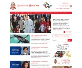 Hamiltondiocese.com(Diocese of Hamilton) Screenshot