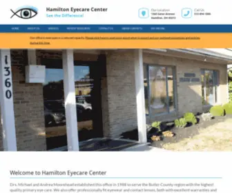 Hamiltoneyecarecenter.com(See the Difference) Screenshot