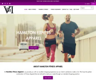 Hamiltonfitnessapparel.com(Online Fitness Apparel Store for Gym Wearing) Screenshot