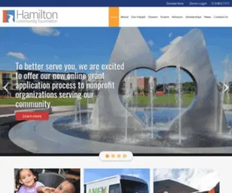 Hamiltonfoundation.org(Hamilton Community Foundation) Screenshot