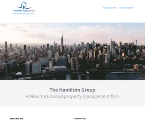 Hamiltongroupny.com(The Hamilton Group) Screenshot