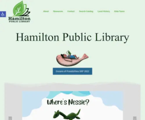 Hamiltonlibrary.org(Hamiltonlibrary) Screenshot