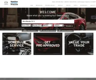 Hamiltonmazda.net(Hamiltonmazda) Screenshot