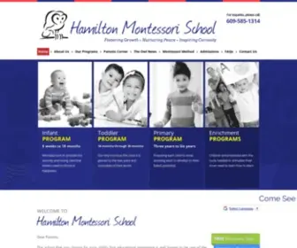 Hamiltonmontessorischool.com(Hamilton Montessori School) Screenshot