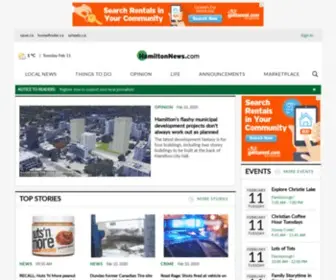 Hamiltonnews.com(Hamilton News) Screenshot