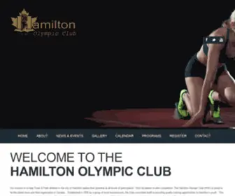 Hamiltonolympicclub.ca(Our mission) Screenshot