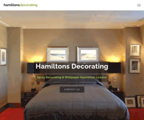 Hamiltonsdecorating.com(Hamiltons Decorating) Screenshot