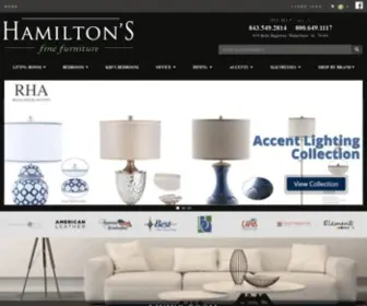 Hamiltonsfinefurniture.com(Hamilton's Fine Furniture) Screenshot