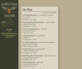 Hamiltonstavern.com(Hamiltonstavern) Screenshot