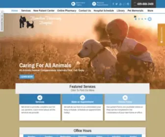 Hamiltonvet.net(Veterinarian in Trenton) Screenshot