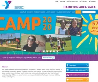 Hamiltonymca.org(Hamilton Area YMCA) Screenshot