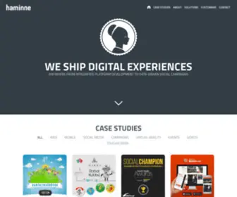 Haminne.com(WE SHIP DIGITAL EXPERIENCES) Screenshot