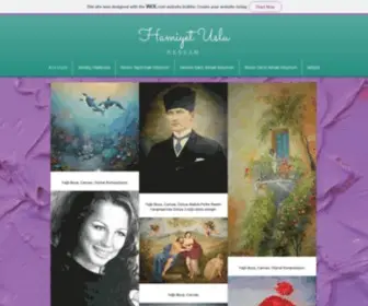 Hamiyetuslu.com(Ressam Hamiyet Uslu) Screenshot