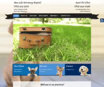 Hamlakevet.com(Veterinarian in Ham Lake & Isanti) Screenshot