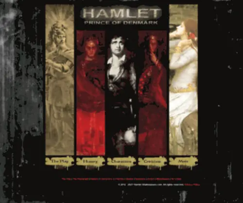 Hamlet-Shakespeare.com(Hamlet Shakespeare) Screenshot