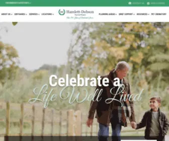 Hamlettdobson.com(Hamlett-Dobson Funeral Homes) Screenshot