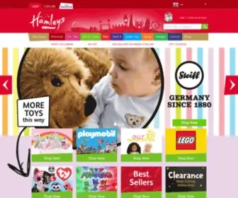 Hamleys.com(The World’s Finest Toys & Games) Screenshot