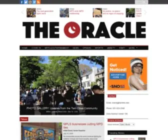 Hamlineoracle.com(The student news site of Hamline University) Screenshot