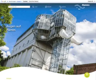 Hamm.de(Stadt Hamm) Screenshot