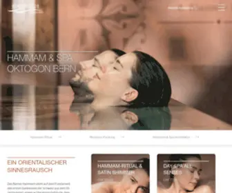 Hammam-Bern.ch(Hammam & Spa Oktogon Bern) Screenshot