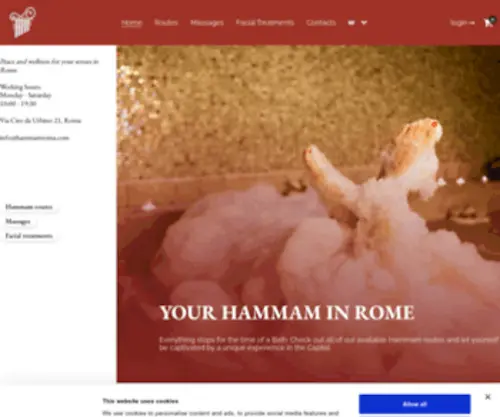 Hammamroma.com(Hammam Roma) Screenshot