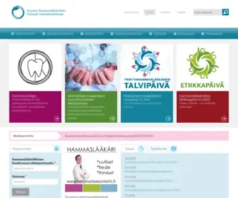 Hammaslaakariliitto.fi(Hammaslääkäriliitto) Screenshot