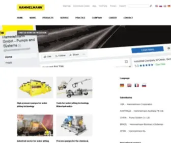 Hammelmann.com(Hammelmann GmbH) Screenshot