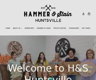 Hammerandstainhuntsville.com(Hammer & Stain Huntsville) Screenshot