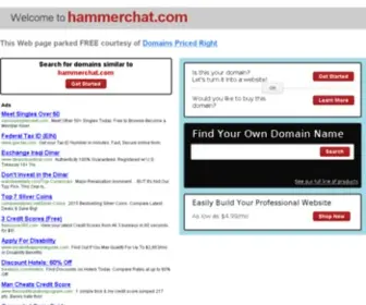 Hammerchat.com(HammerChat &raquo Staying current with the news on the IQD investment) Screenshot