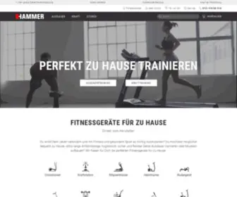 Hammer.eu(Fitnessgeräte für zu Hause) Screenshot