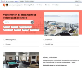 Hammerfest.vgs.no(Videregående) Screenshot