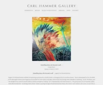 Hammergallery.com(Carl Hammer Gallery) Screenshot