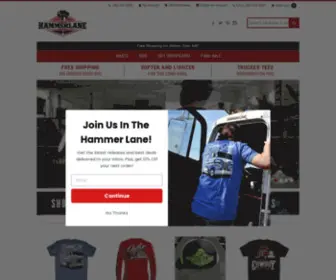 Hammerlaneusa.com(Hammer Lane Apparel) Screenshot