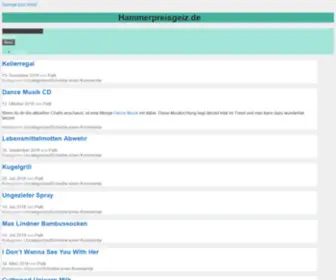 Hammerpreisgeiz.de(Hammerpreisgeiz) Screenshot