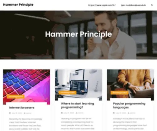 Hammerprinciple.com(Hammer Principle) Screenshot
