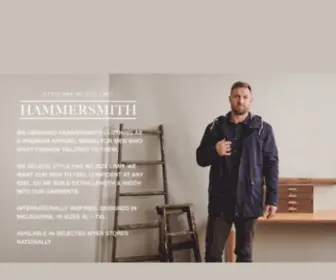 Hammersmithclothing.com.au(Hammersmith Clothing) Screenshot