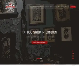 Hammersmithtattoo.co.uk(Tattoo Shops London. Hammersmith Tattoo) Screenshot