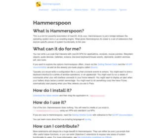 Hammerspoon.org(Hammerspoon) Screenshot